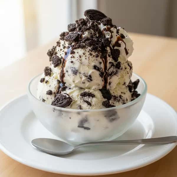 Krämig Oreo-glass - enkelt recept från MatVeckan