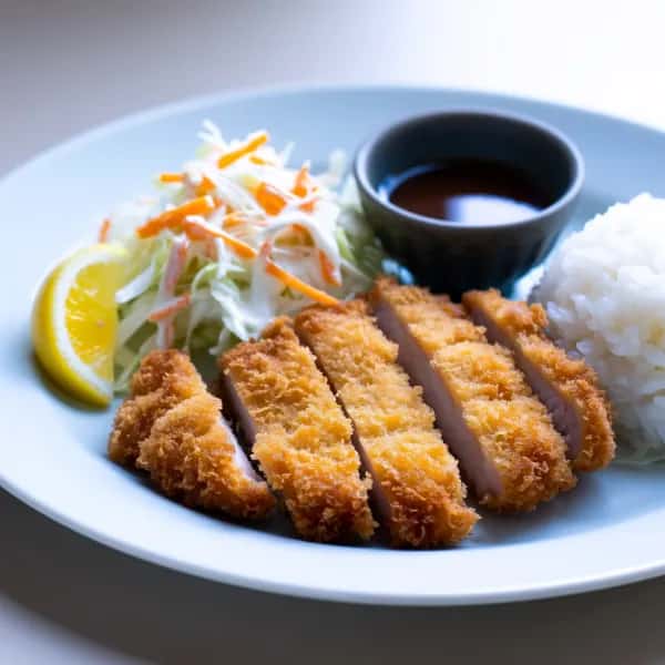 Tonkatsu: Friterad fläskkotlett med kålsallad - enkelt recept från MatVeckan