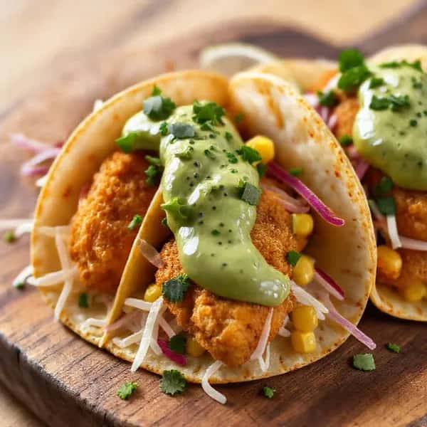Fisktacos med krispiga nuggets och syrlig lime - enkelt recept från MatVeckan