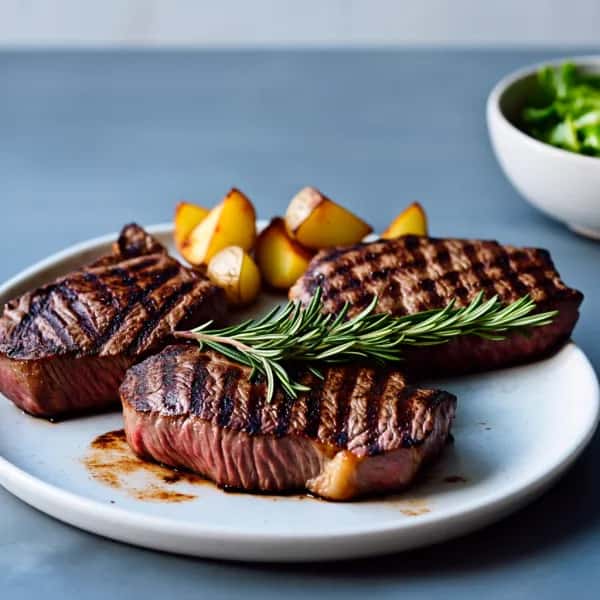 Vardagsvänlig biff med rosmarinpotatis - enkelt recept från MatVeckan