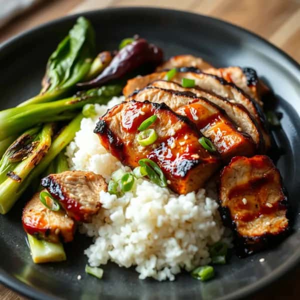 Helgrillad fläskytterfilé med asiatisk chiliglasyr och lime - enkelt recept från MatVeckan