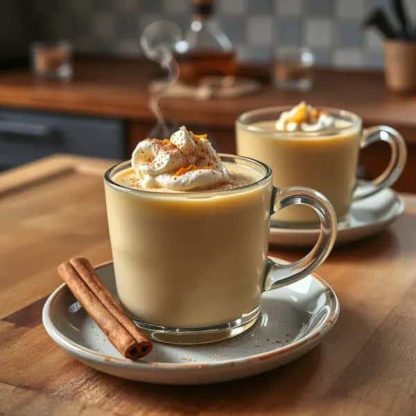 Klassisk äggtoddy med mörk rom och riven muskot - enkelt recept från MatVeckan