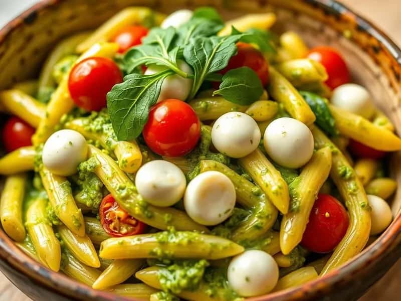 Snabb krämig pestopasta - enkelt recept från MatVeckan