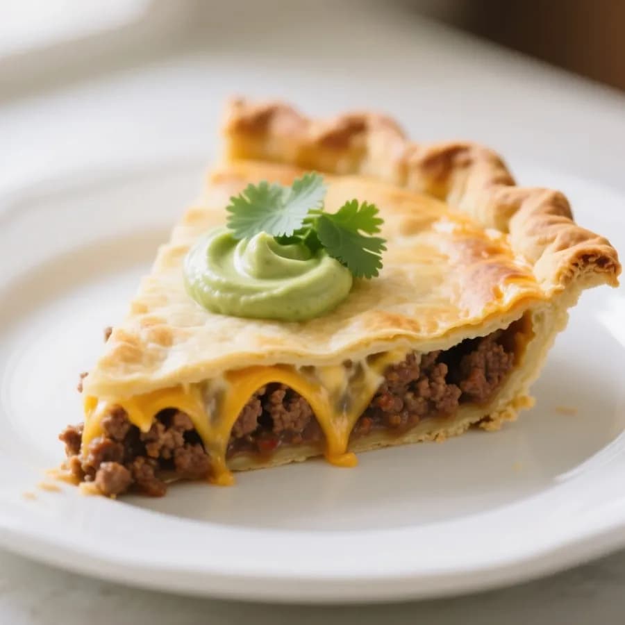 Krämig tacopaj med chipotle och lime