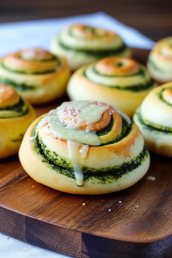 Basilika Pesto Snurror