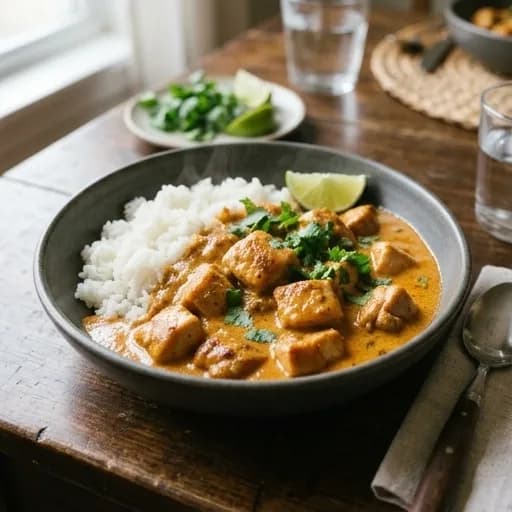 Krämig mexikansk kycklinggryta med chipotle och lime