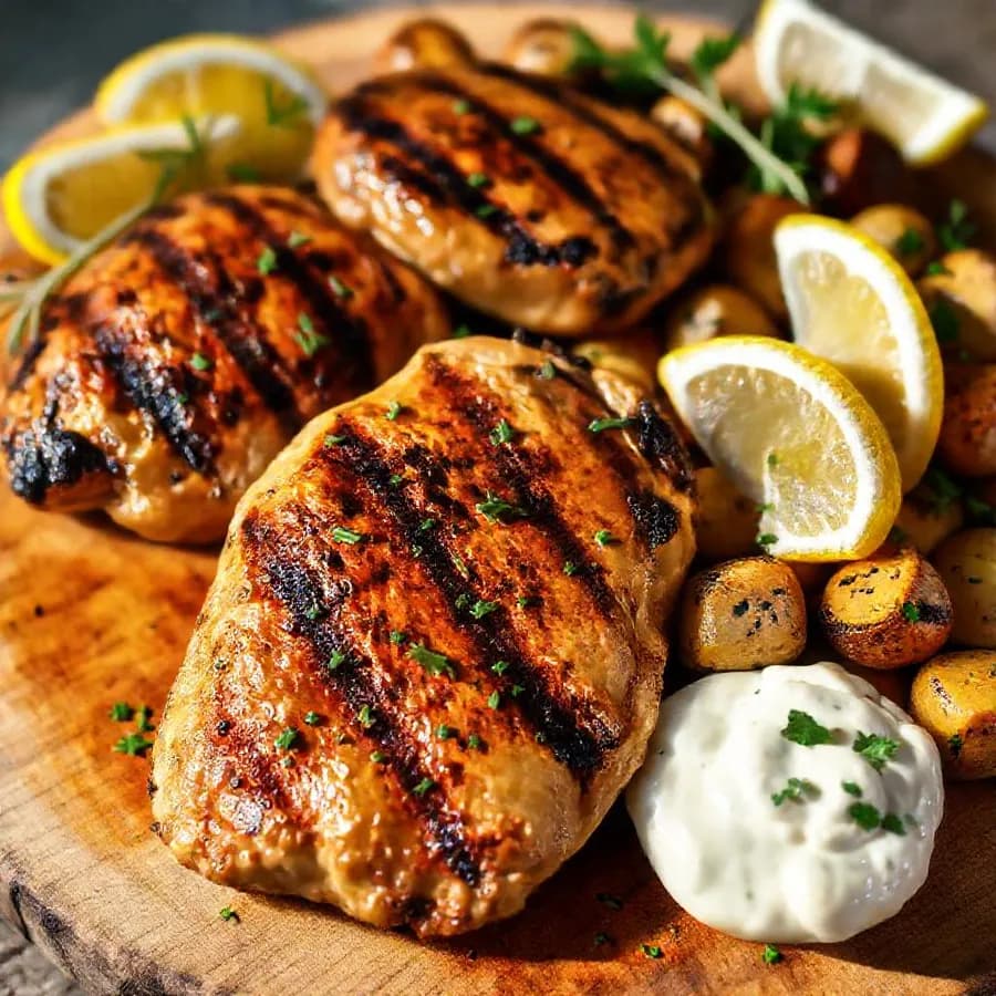 Grillad kyckling på tapasvis