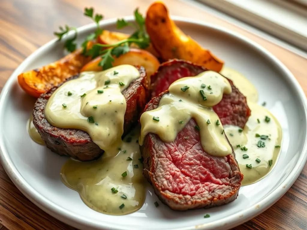 Nyårslyx oxfilé med tryffelpotatis