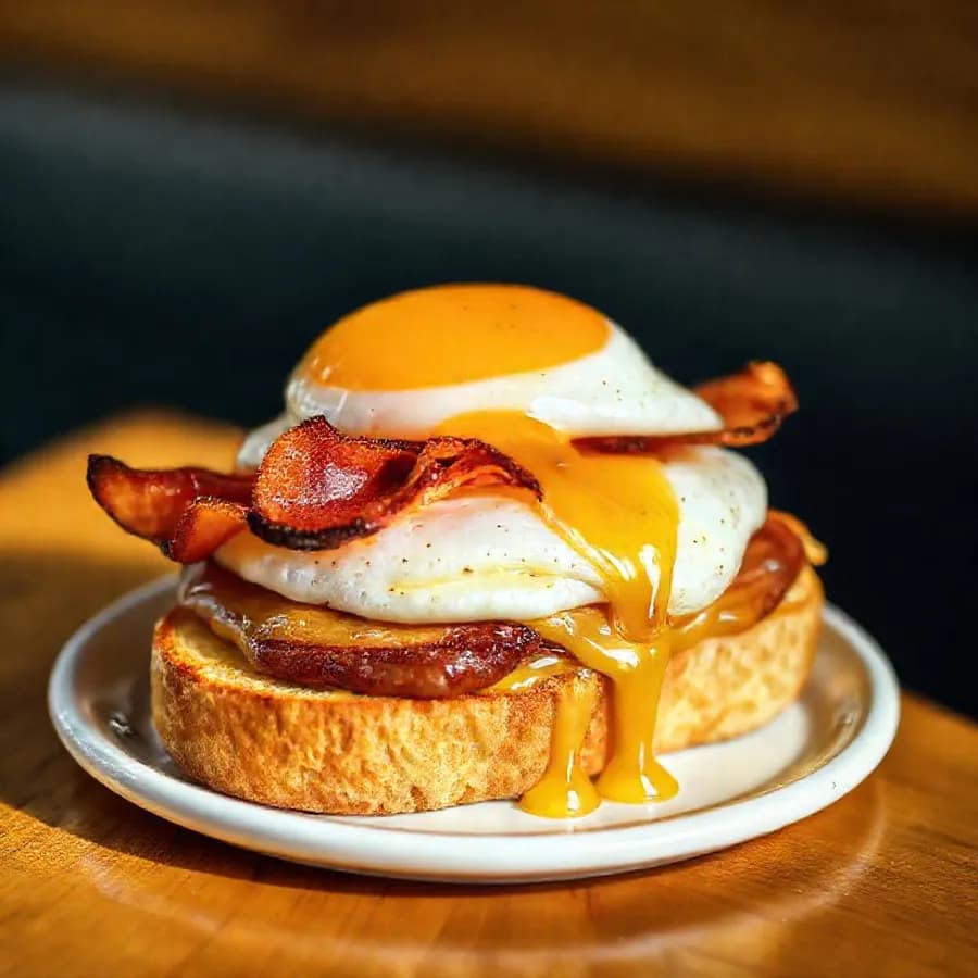 Croque Madame med Tryffelmajonnäs
