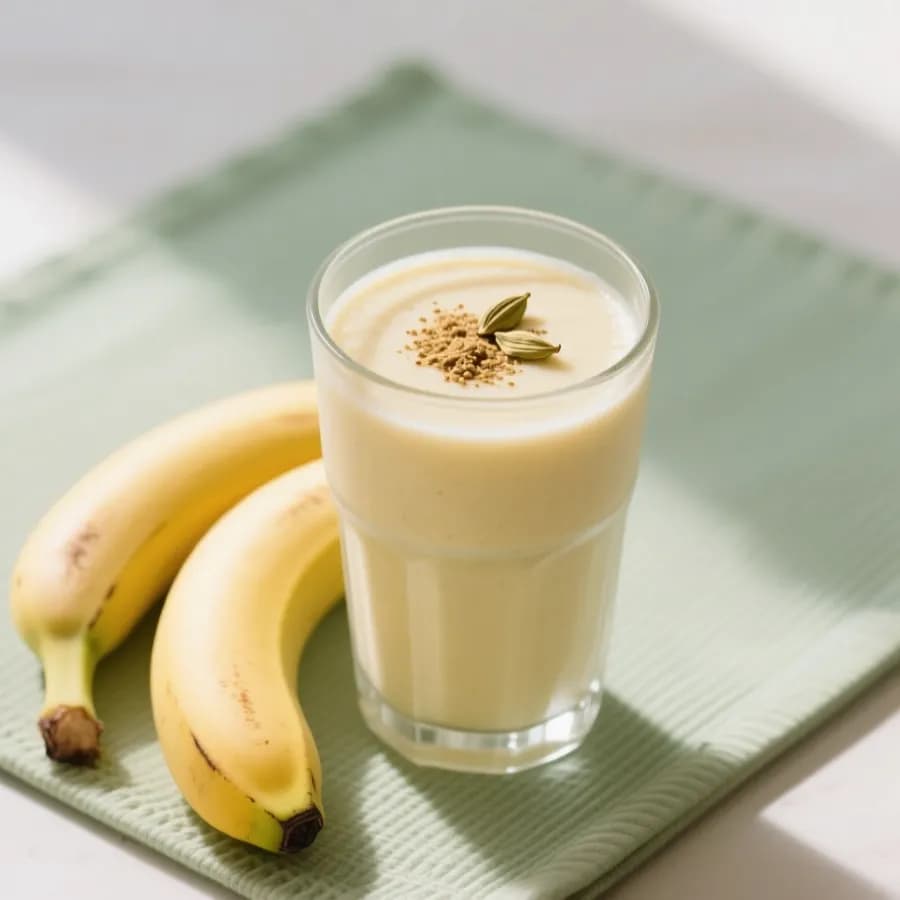 Bananmilkshake med kardemumma