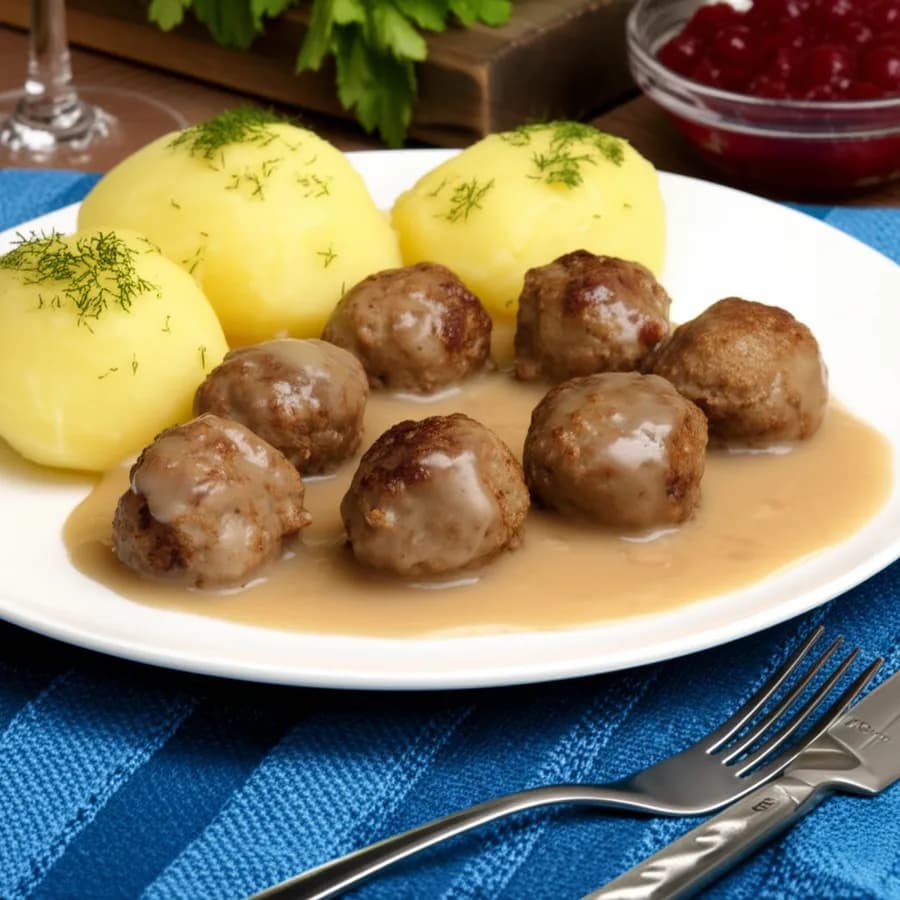 Köttbullar Magnifique med lingon