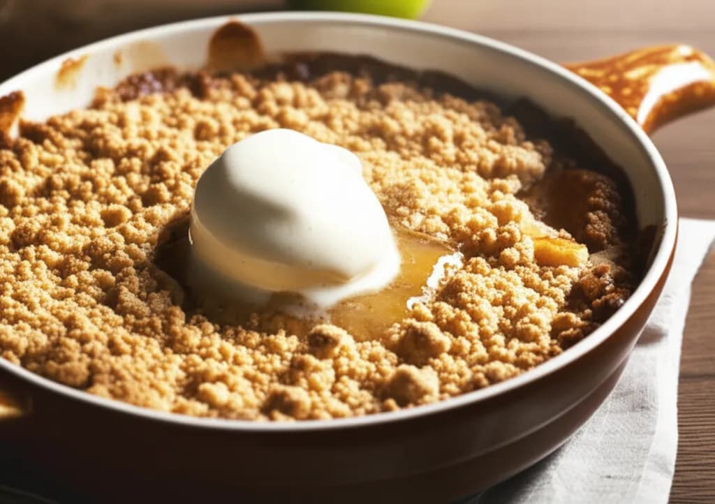 Äppel-Crumble à la Uncle Sam