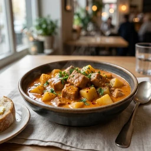 Het och krämig slowcooker-kotlett för vardagskvällen