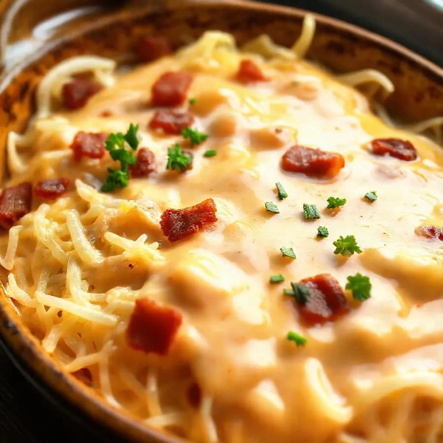 Vitkålsgratäng med bacon, sweet chili och philadelphiaost