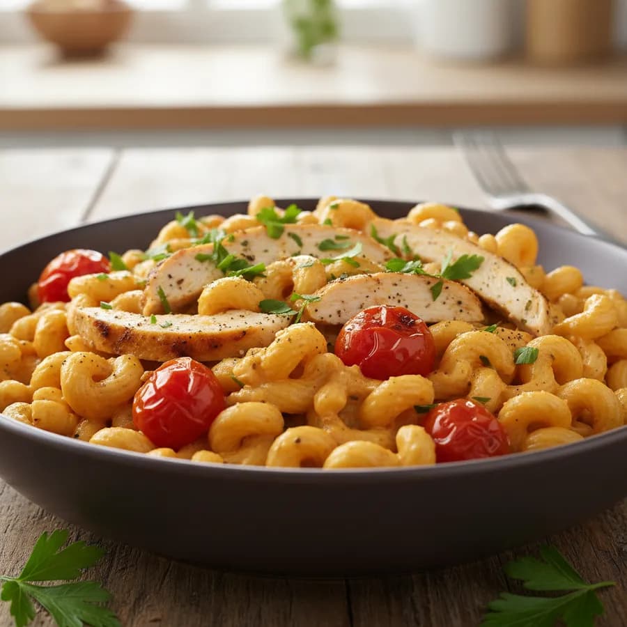 Krämig kebabpasta à la kyckling