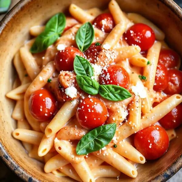 Krämig fetaostpasta snabblagad - enkelt recept från MatVeckan
