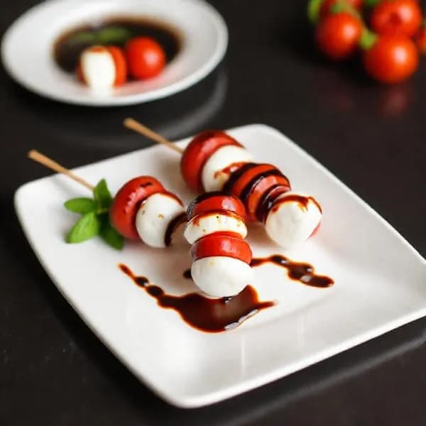 Caprese explosion med balsamico - enkelt recept från MatVeckan