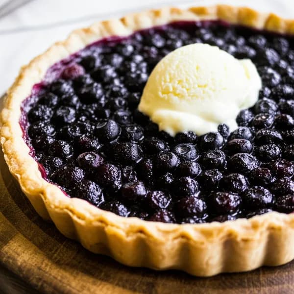 Sommarblåbärspaj - enkelt recept från MatVeckan