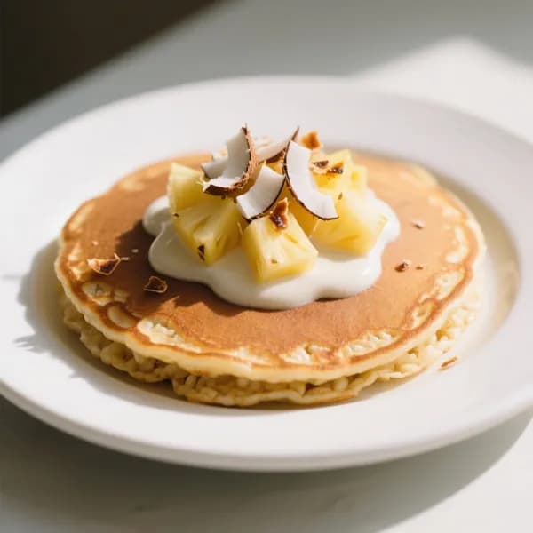 Krispiga rispannkakor med kokos och ananas: Vietnamesisk efterrätt - enkelt recept från MatVeckan