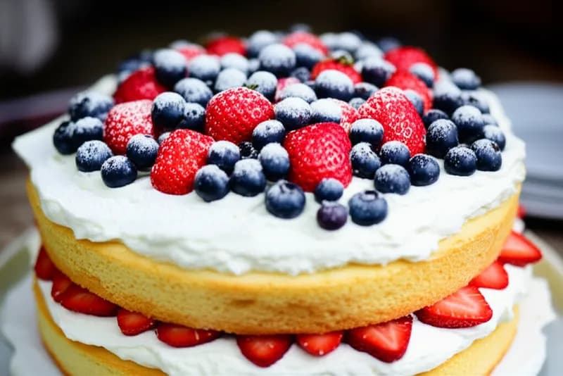 Sommardröm Gräddtårta - enkelt recept från MatVeckan