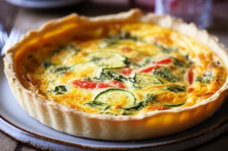 Krämig ricottapaj med grönsaker - enkelt recept från MatVeckan
