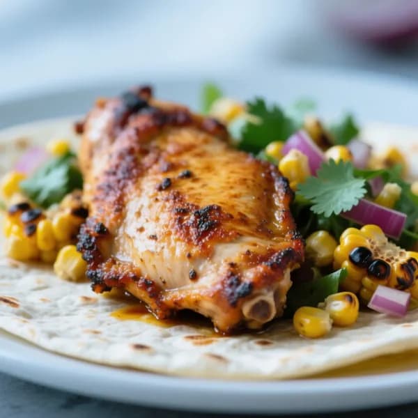 Chipotle-kyckling med rostad majs - enkelt recept från MatVeckan