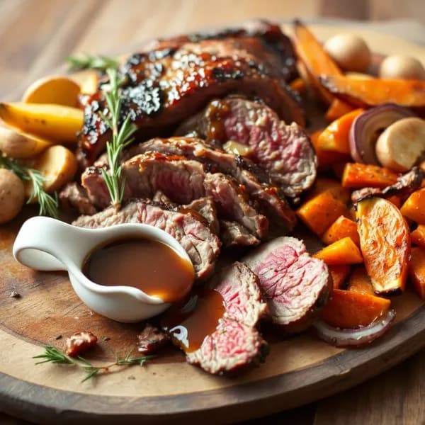 Klassisk söndagsstek med rotfrukter - enkelt recept från MatVeckan