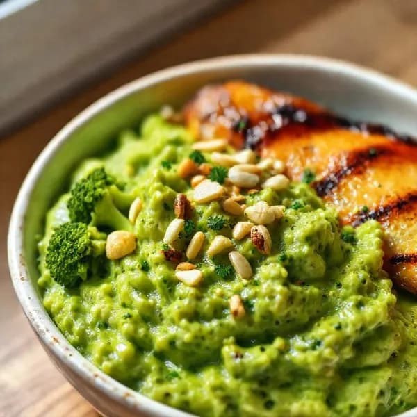 Broccolimos med vitlök och citron - enkelt recept från MatVeckan