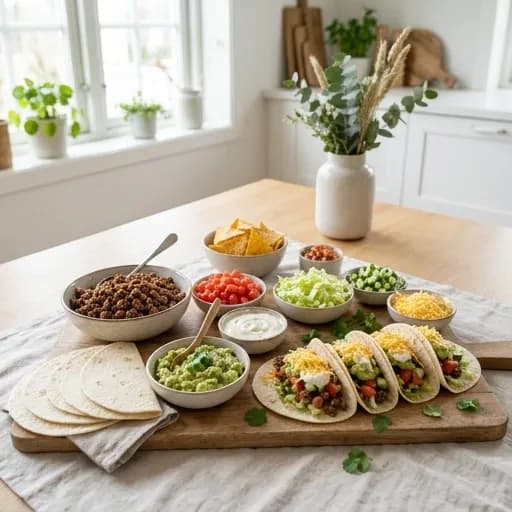 Tacos med hemgjord guacamole - enkelt recept från MatVeckan