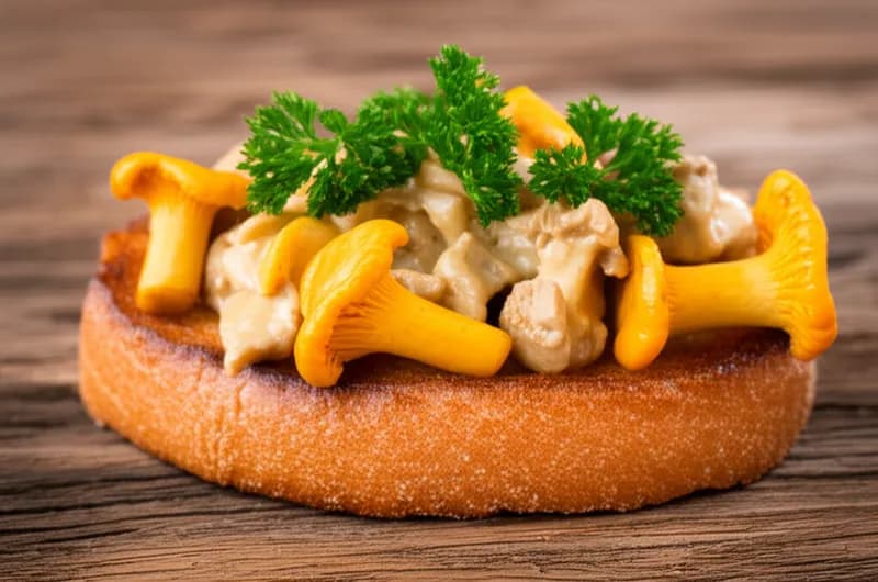 Kantarelltoast: Skogens gyllene skatt - enkelt recept från MatVeckan