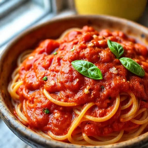 Pastasås med tomat och vitlök utan grädde - enkelt recept från MatVeckan