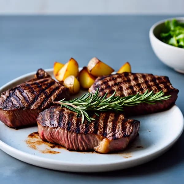Vardagsvänlig biff med rosmarinpotatis - enkelt recept från MatVeckan