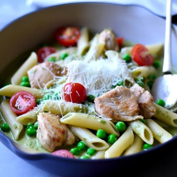 Vardagsvänlig one-pot pasta med pesto - enkelt recept från MatVeckan
