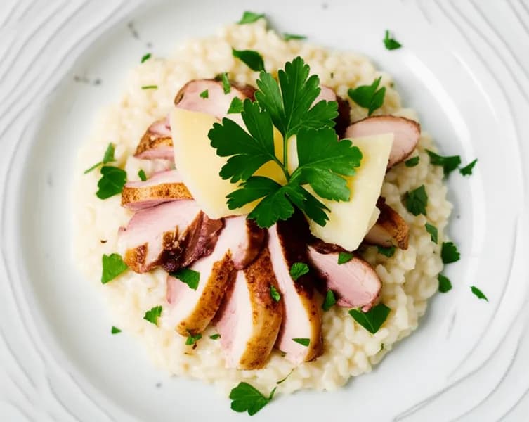 Pärlhönsrisotto bianco - enkelt recept från MatVeckan