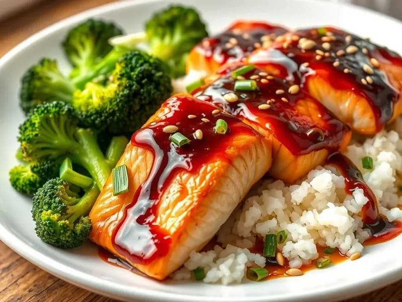 Lax teriyaki med ingefära och sesam - enkelt recept från MatVeckan