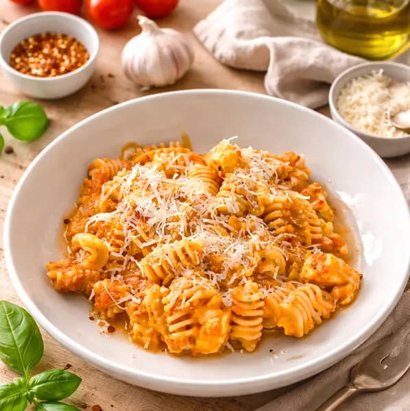 Garofalo fusilli med krämig nduja och grillost - enkelt recept från MatVeckan