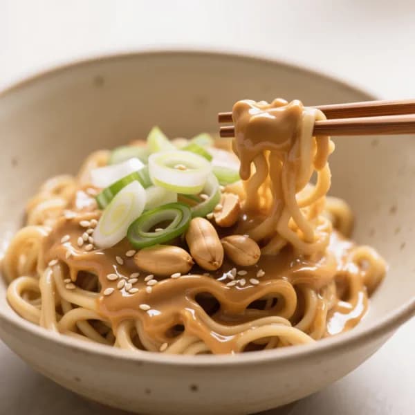 Snabb nudelwok med jordnötssås och chili - enkelt recept från MatVeckan