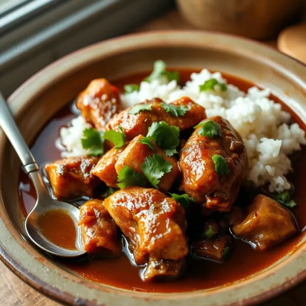 Klassisk filippinsk kyckling adobo - enkelt recept från MatVeckan