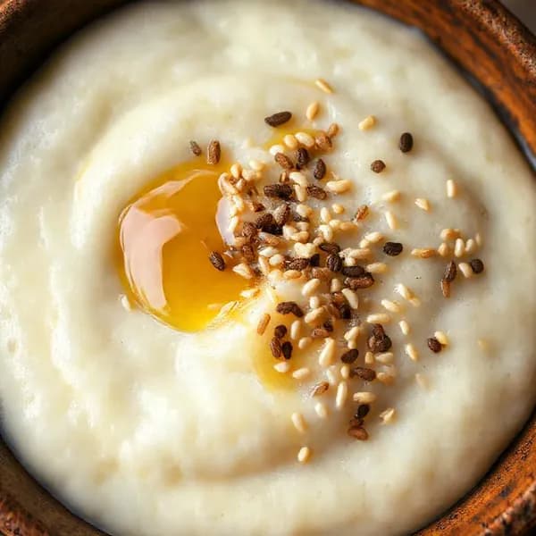 Söt rispudding med sesamfrön - enkelt recept från MatVeckan