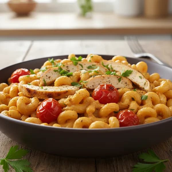 Krämig kebabpasta à la kyckling - enkelt recept från MatVeckan