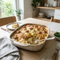 Krämig gratäng med kyckling och blomkål - veckans recept från MatVeckan