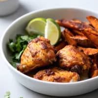 Airfryer Cajun-kyckling med sötpotatis - veckans recept från MatVeckan