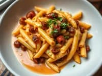 Krämig chorizopasta med soltorkad tomat - veckans recept från MatVeckan