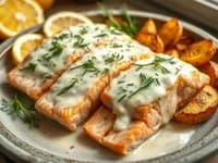 Bakad lax med smakrik creme bonjour - veckans recept från MatVeckan