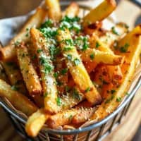 Snabb airfryerpommes med parmesan - veckans recept från MatVeckan