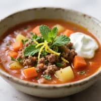 Lammfärssoppa med mynta och citron - veckans recept från MatVeckan
