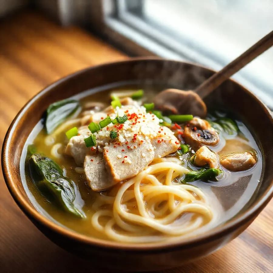 Vardagskyckling: Japansk nudelsoppa med parmesan