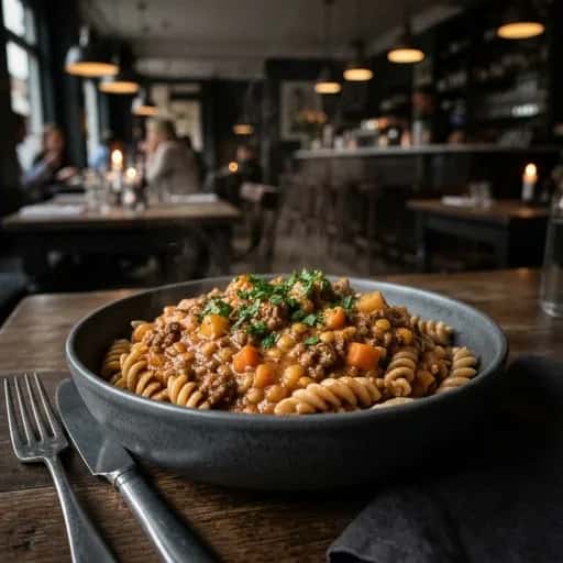 Krämig köttfärssås med linser och rotfrukter - enkelt recept från MatVeckan