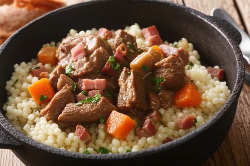 Bayersk lammgryta med couscous - enkelt recept från MatVeckan
