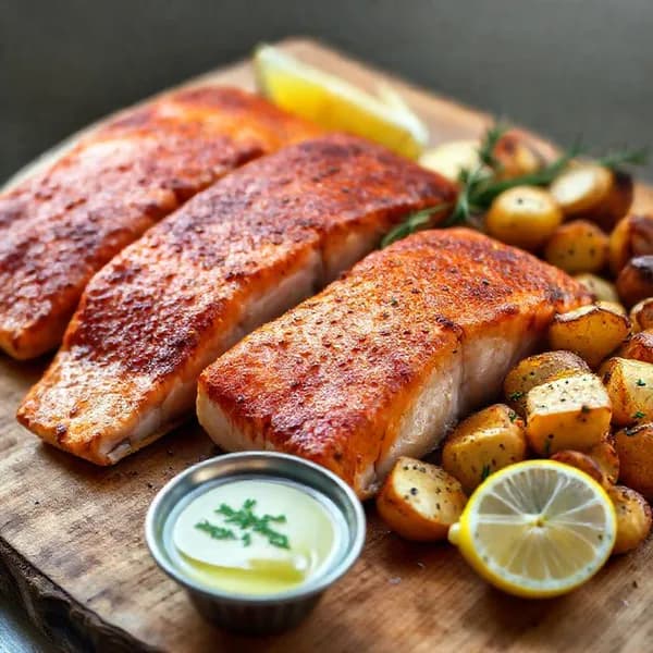 Ugnsbakad lax med knaprig yta - enkelt recept från MatVeckan